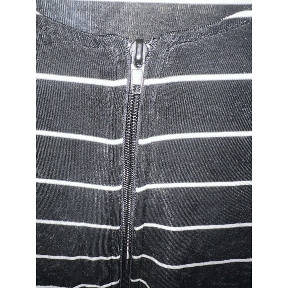 Citiknits Jacket Womens XS Striped Liquid Knit Zip Up cardigan Slinky travel - Picture 3 of 7